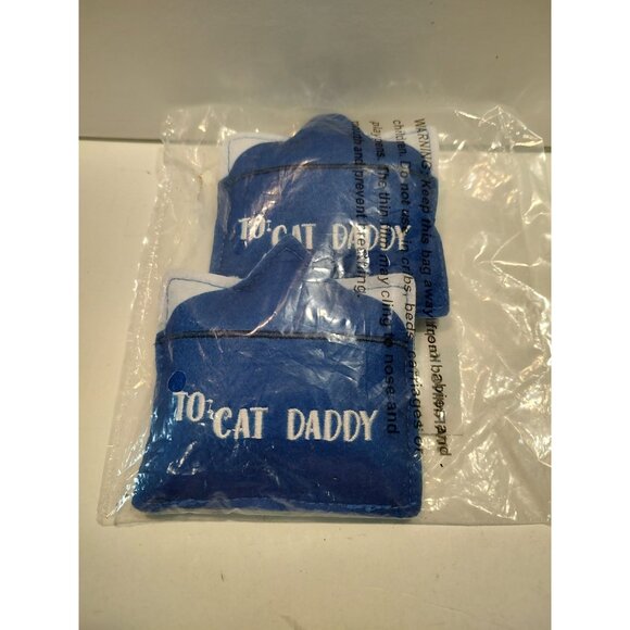Father's Day Cat Daddy Letter Plush Cat Toy With Catnip By Frisco - Picture 12 of 14
